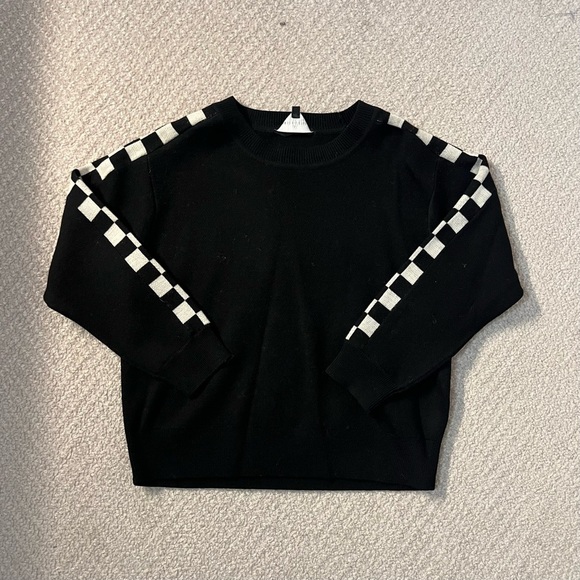 Little Remix Checker Sweater - Picture 1 of 4